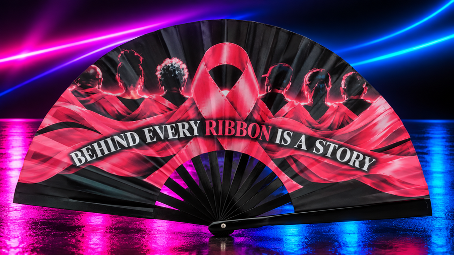 Behind Every Ribbon Is a Story Large Clack Fan