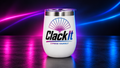 ClackIt 12 oz Wine Tumbler - White