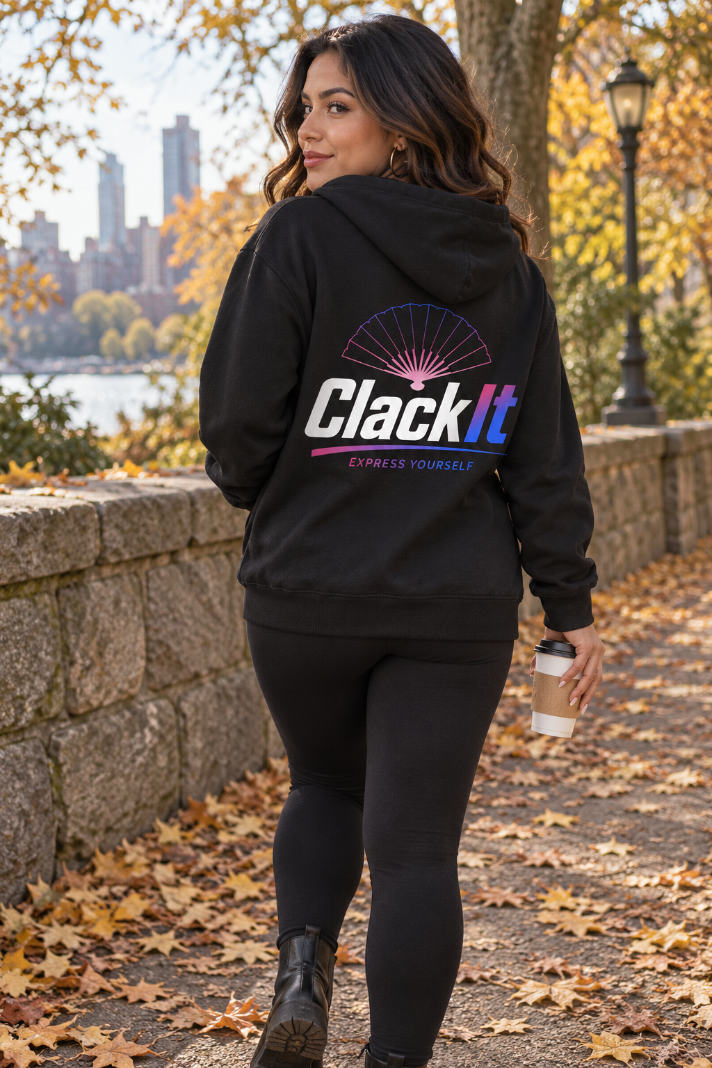 ClackIt Signature Logo Hoodie Fall Drop