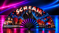 Ghostface Scream Horror Hand Fan