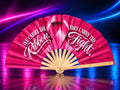 We Carry the Ribbon They Carry the Fight Large Clack Fan